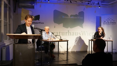 v.l.n.r.: florian baranyi, fritz ostermayer, max höfler © schule für dichtung