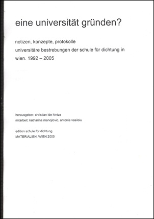 christian ide hintze (hg.): eine universität gründen?